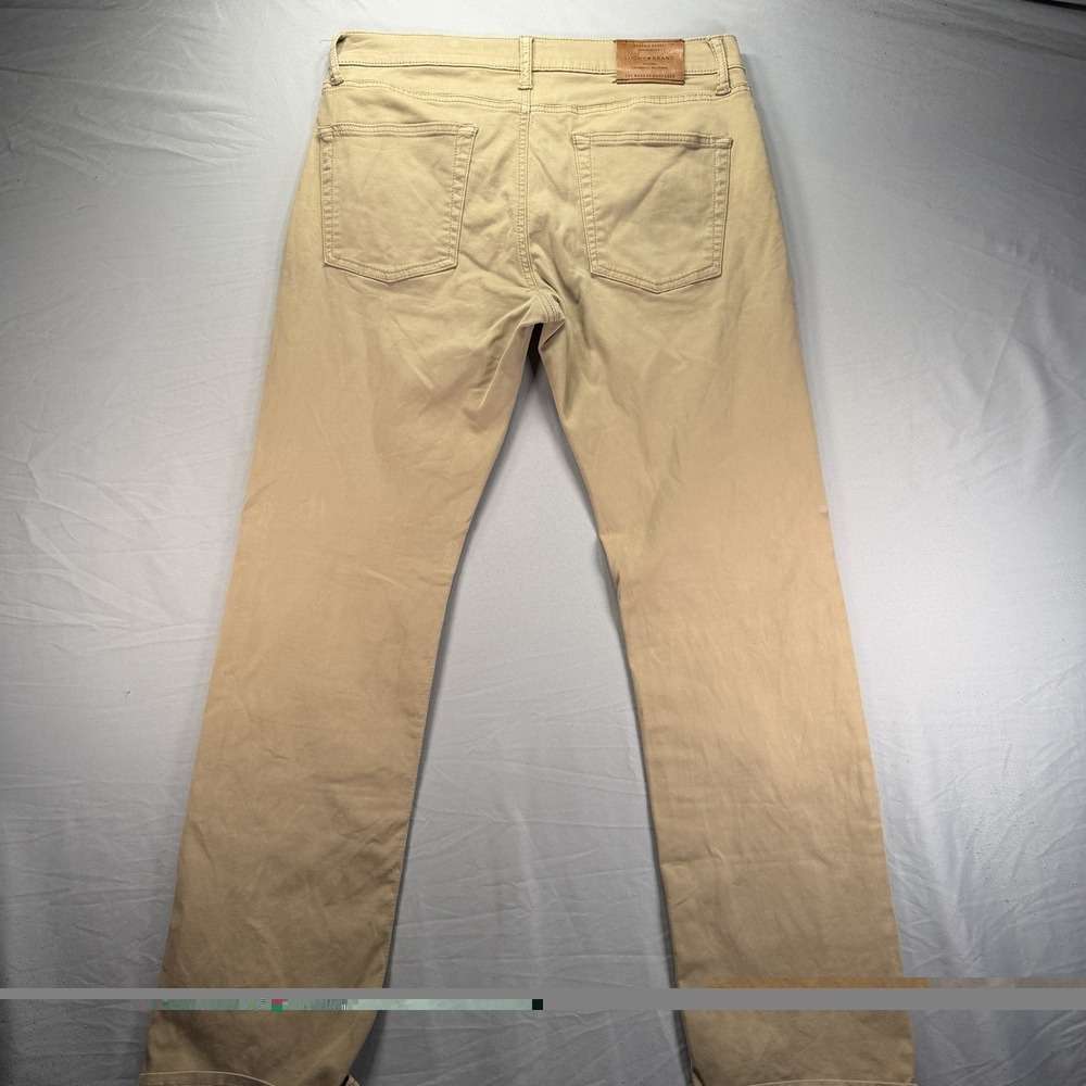 Lucky Brand Chino Pants Mens 32x32 Brown 363 Straight Leg Twill 5 Pocket - Picture 3 of 11